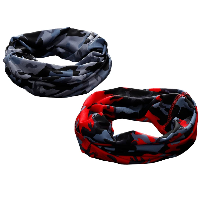 HUALIAN Ice silk fabric face sunscreen headgear multi-functional comfortable summer outdoor riding scarf bandana