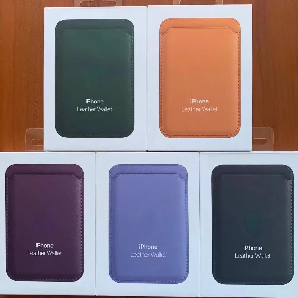 Detachable PU Leather Magnet Wallet Phone Case Card Holder Custom Magnetic Wallet for iPhone 14 15 16 Pro Max