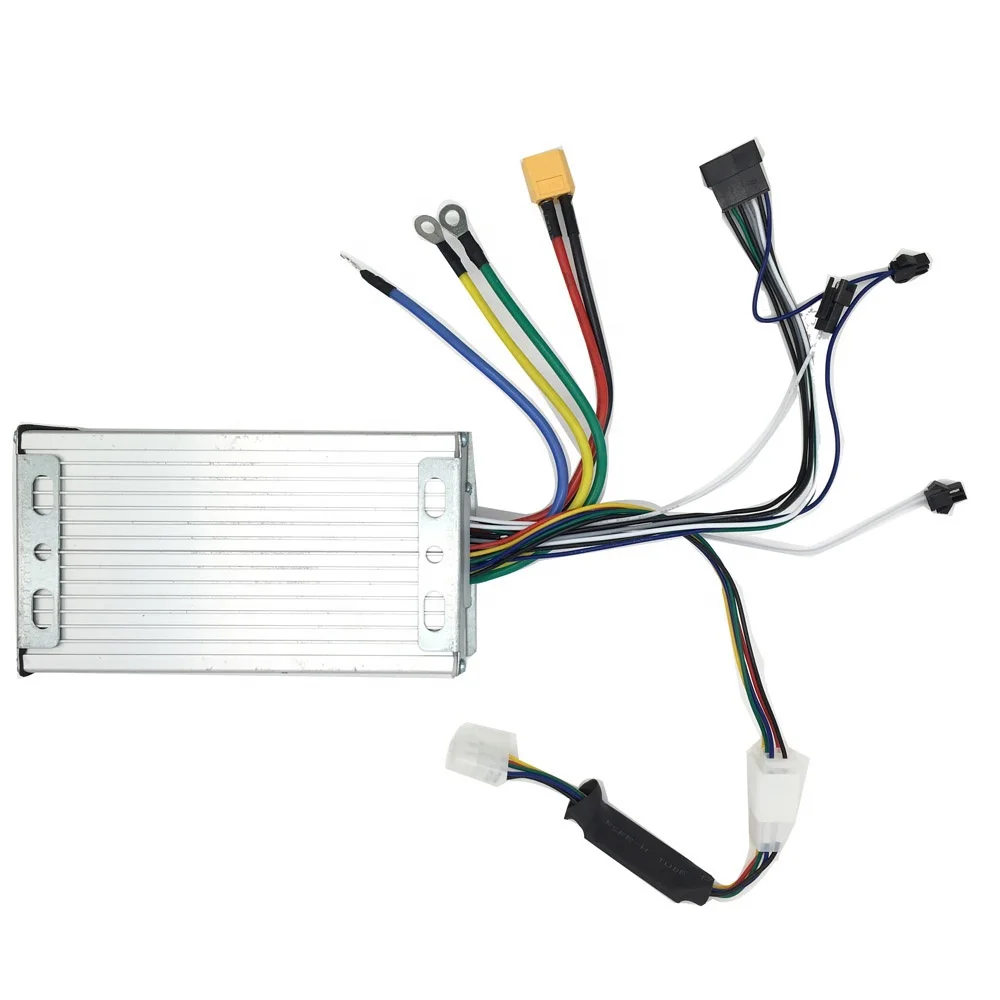 48v/52/60v lithium brushless DC front and rear motor controller for electric scooter
