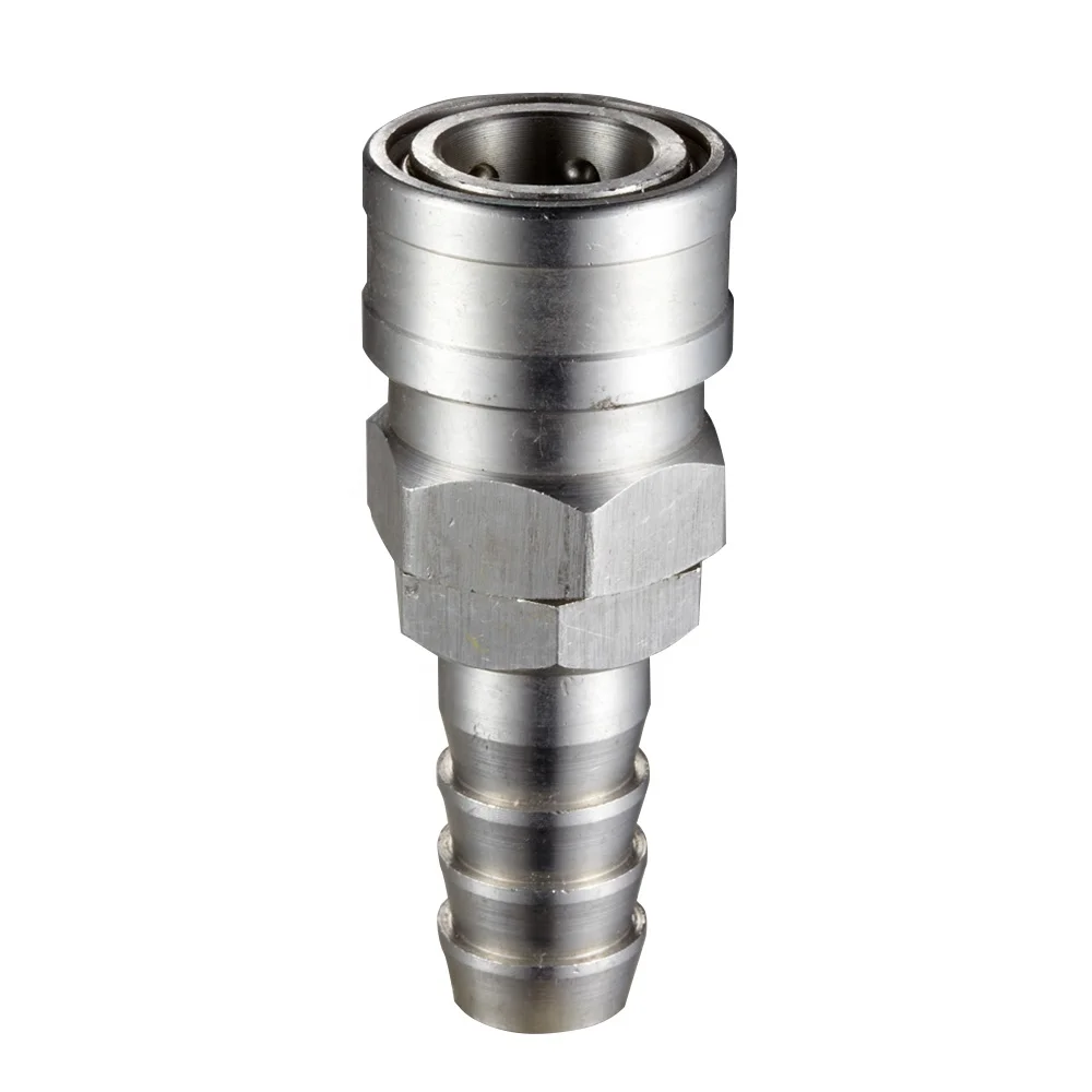 Pneumatic fittings air quick connect coupler,gas fitting tube connector steel and brass coupling