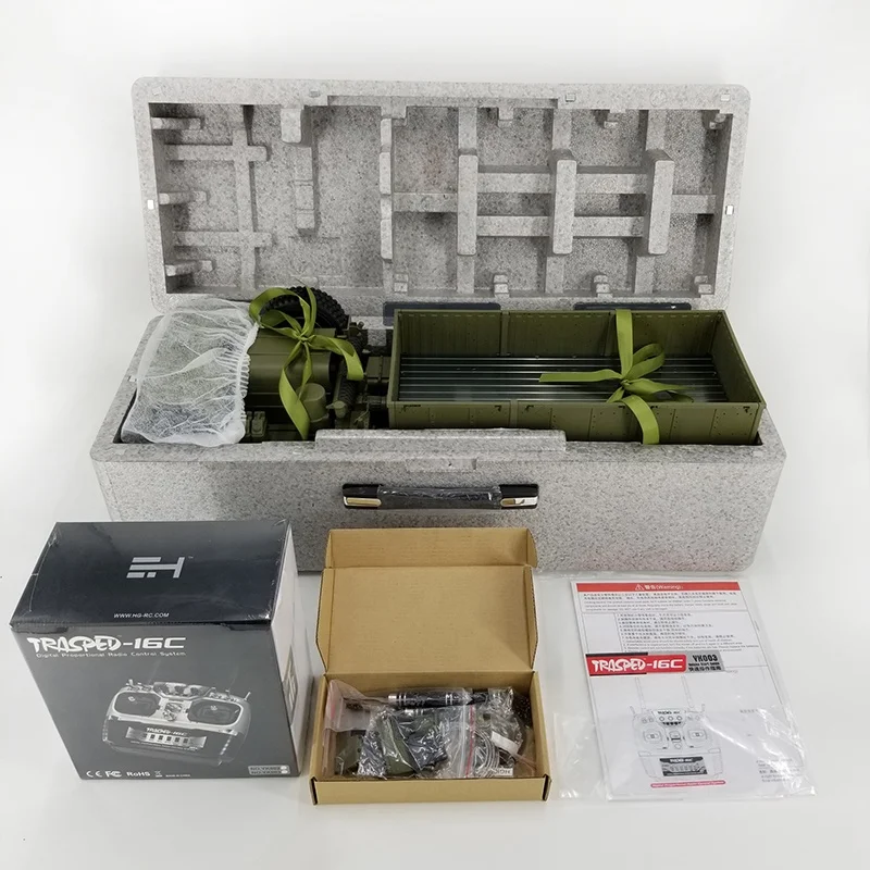 
1/12 RC Car 8x8 HG P801 Upgrade Version M977 US Army Military Truck With 4500mAh Battery and charger 