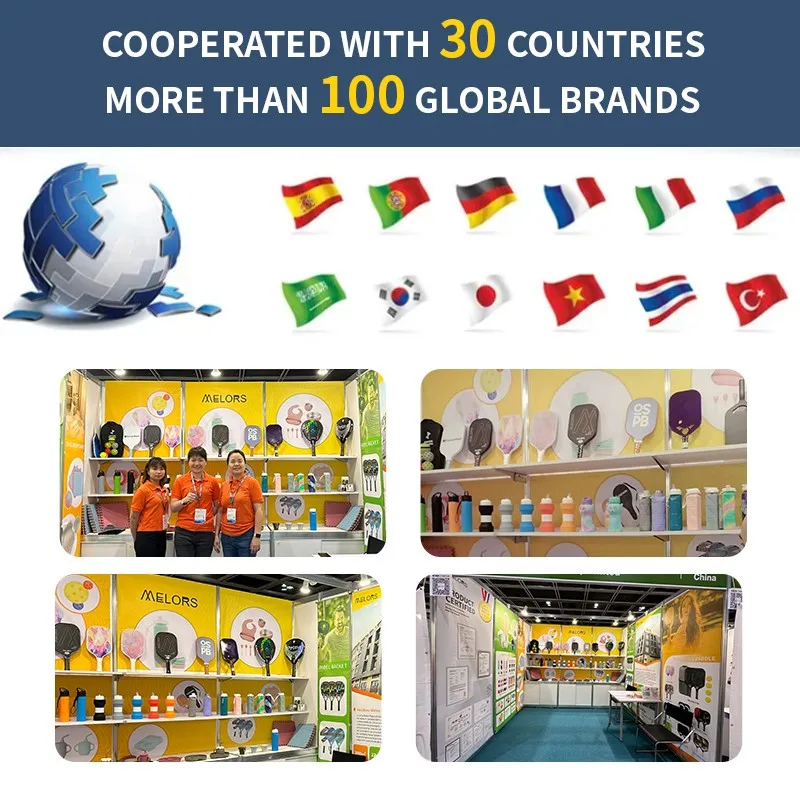 MELORS Hot Selling USAPA Approved Outdoor Indoor Graphite Composite Pickle Ball Pickleball Paddle Set