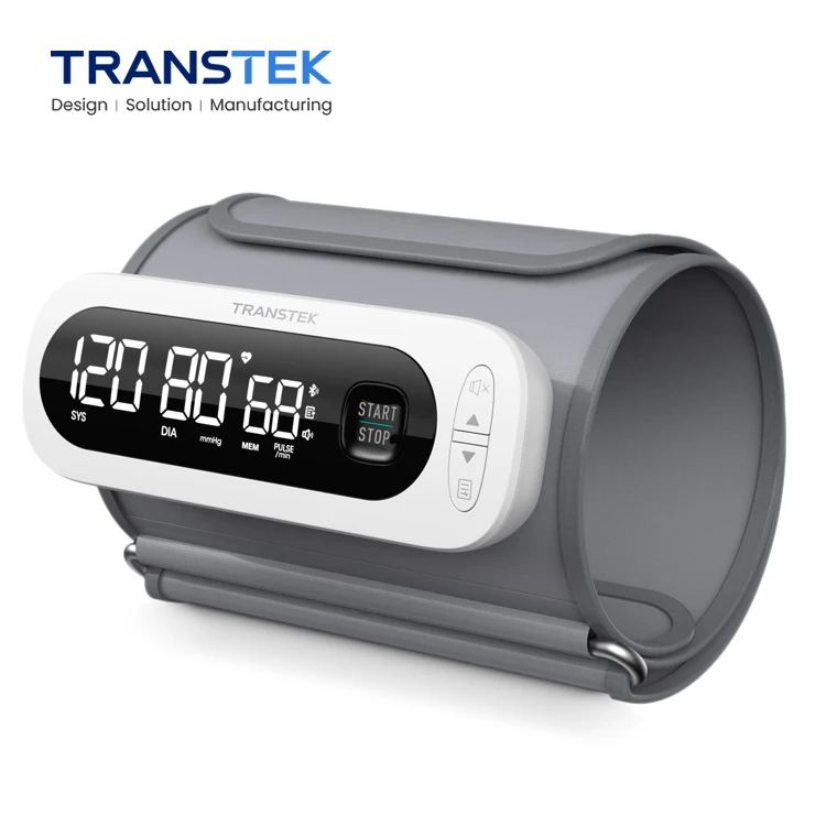 TRANSTEK Bluetooth Electronic Sphygmomanometer LCD Automatic Smart Wireless Upper Arm Blood Pressure Monitor tensiometro digital