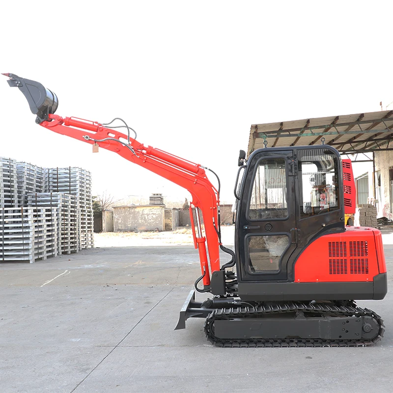 Good Quality Kubota Yanmar Engine Grave Digger Mini Excavator Digger 3 Tonnes Earth-moving Equipment Bulldozer
