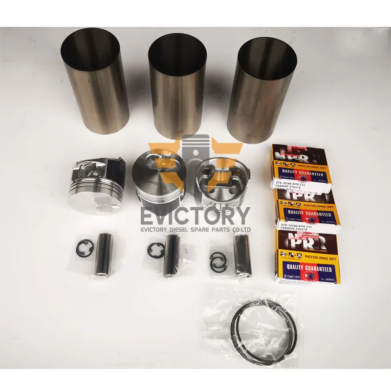 for Thermo King engine TK3.76 TK376 rebuild overhaul kit piston liner gasket bearing