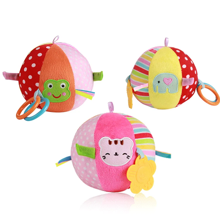 Wholesale Creative Safety Eco-Friendly Mini Baby Soft Custom Plush Ball