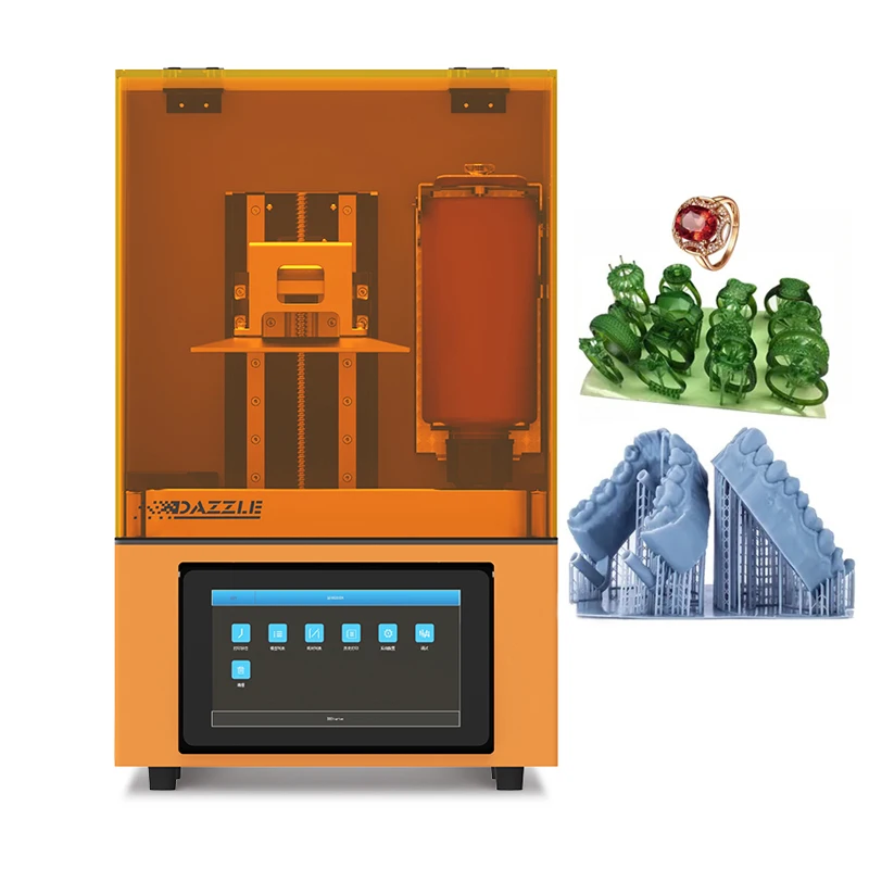 Dazzle L140pro True 4K Large Big Size Uv Castable Resin Msla 3d Printer Dental Jewelry Lcd 3d Wax Printer For Jewelry