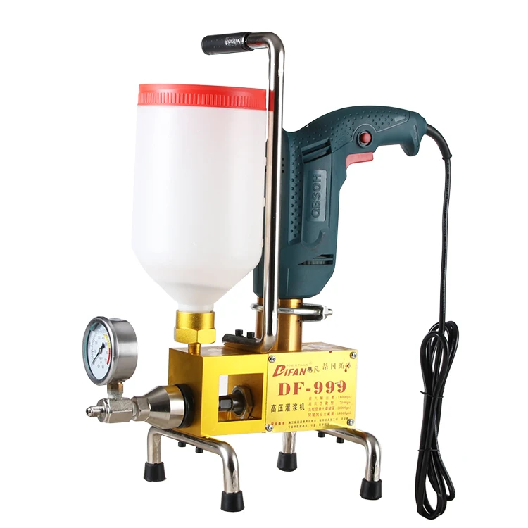 Construction Works Waterproofing Injection Mortar Grouting Machine Price High-pressure Perfusion Machine Household, Construction