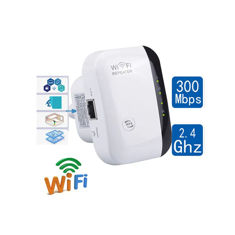 Wireless Wifi Booster Wifi Repeater Range Extender 300Mbps Signal Bt Network Amplifier Rang Extend Repet Cross Band Repeater