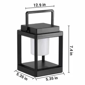 Portable LED solar charging Lantern Lamp Waterproof Outdoor Camping Night Lamp