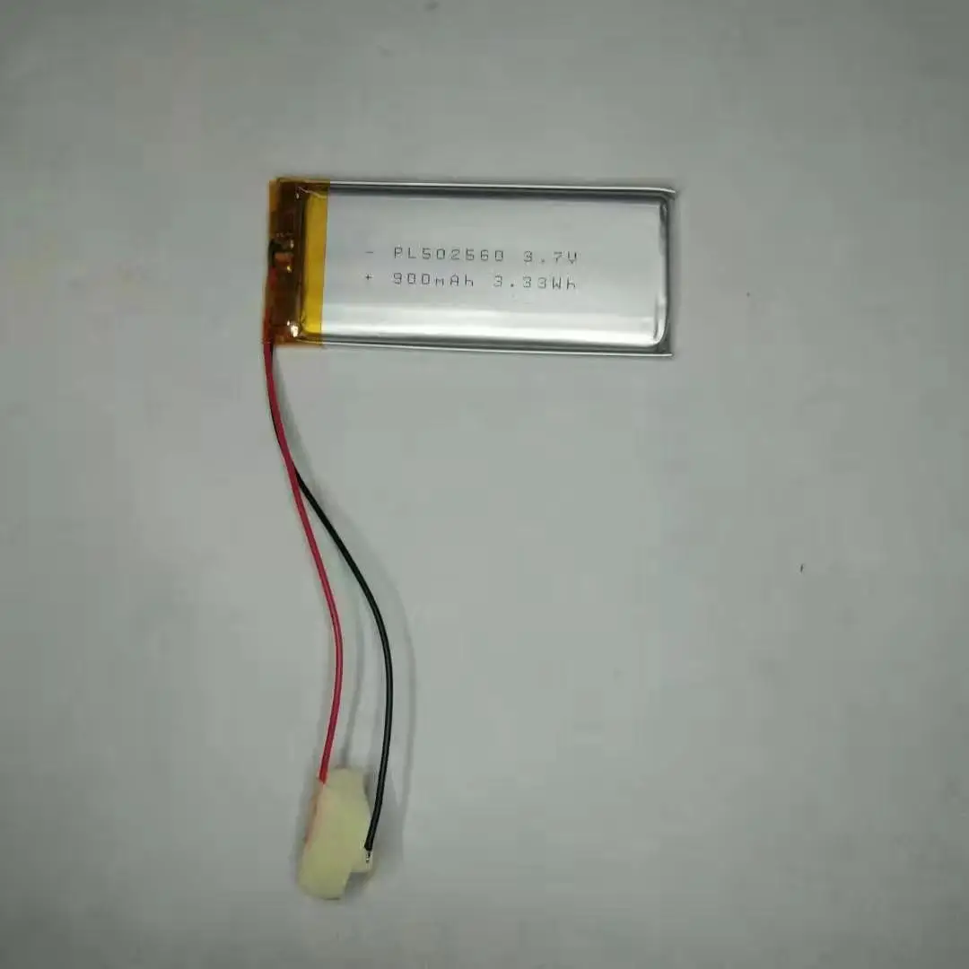 Recently hot selling model 502560 900mah 602560 1000MAH  3.7v  li-poly battery with factory price