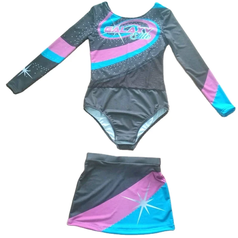2020 sublimation cheerleading uniforms with good quality and factory price