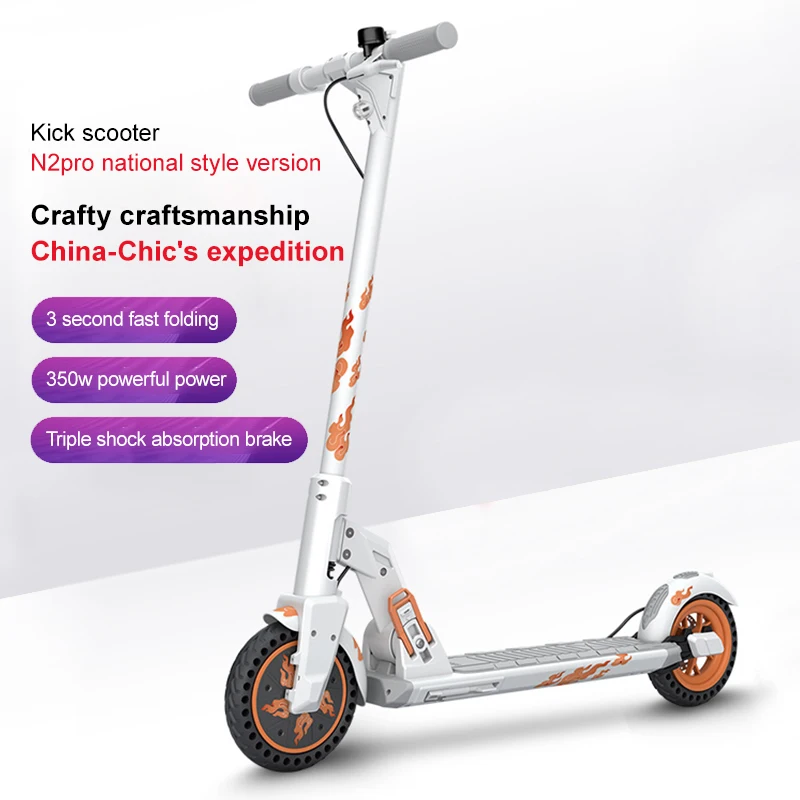 Street Legal Electric Scooter High Speed 30km/h Electric White Scooter Adults Mobility Scooters 350w 25-30km Range Escooter
