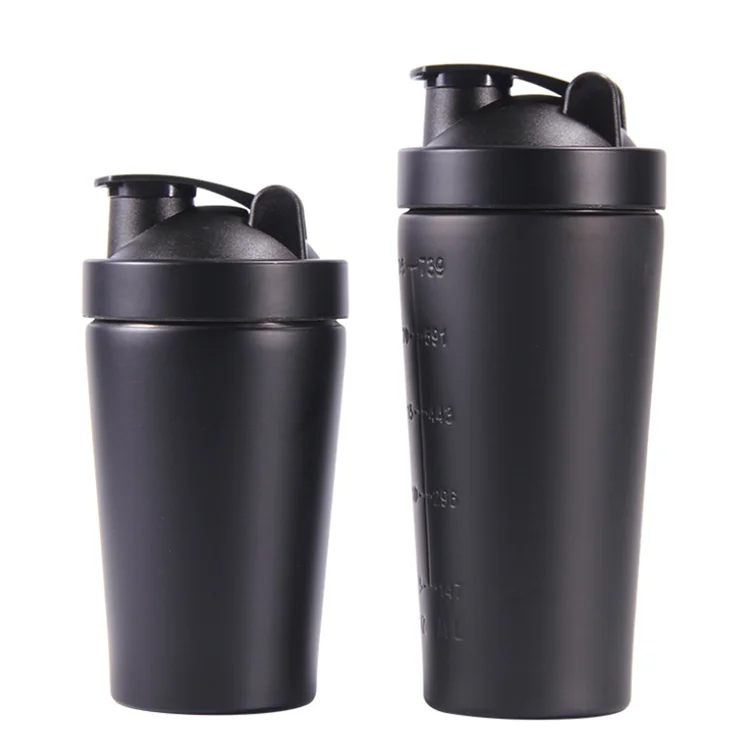 Custom 500ml Protain Premium Power Protein Powder Portein Perfect New Low Moq 750 Ml Shaker Bottle Metal Pink Small with Ball