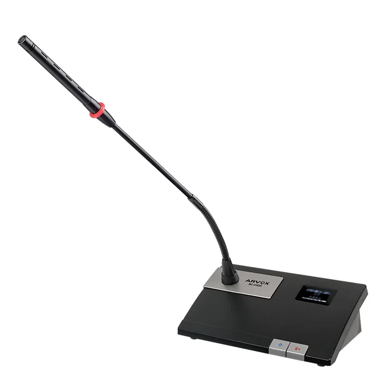 RC-4102 office room china full digital mic chairman delegate unit gooseneck desktop audio microphone wireless conference systems