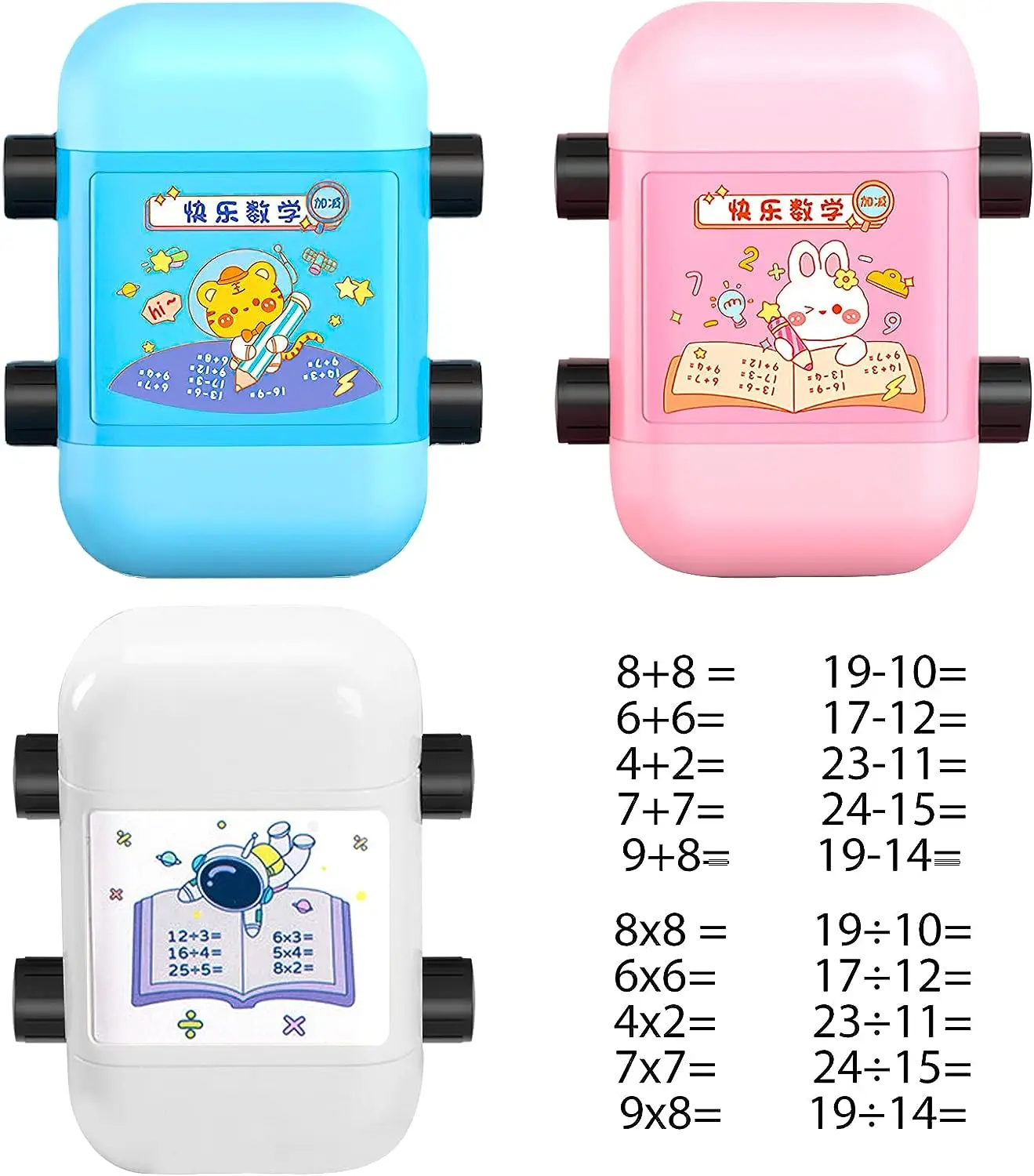 Easy To Use Smart Subtraction Multiplication Division Double Headed Smart Math Roller For Kids Teachers Home Small