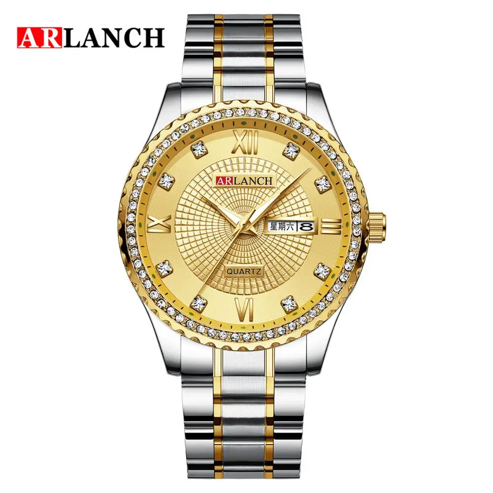 wholesale luxury Water Resistant stainless steel Feature hand wrist waterproof oem classic men watch