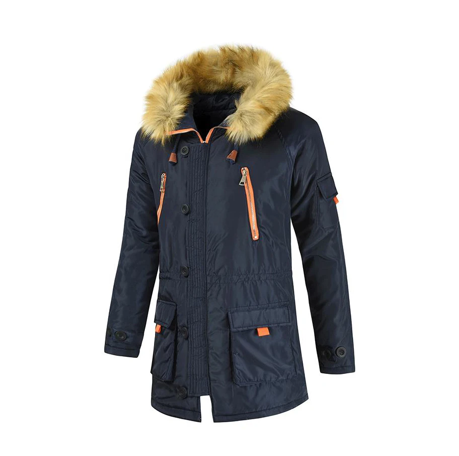 Factory low price Wholesale Warm High Quantity Customized Clothing Logo Cotton Padded Long Cotton Padded Clothes Keep Warm