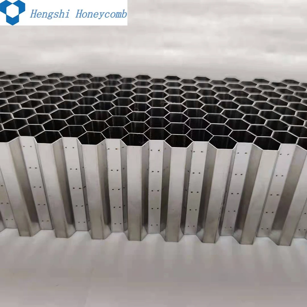 Hengshi Honeycomb Spot Welding Mild Steel Honeycomb Mesh Sheet for Sale