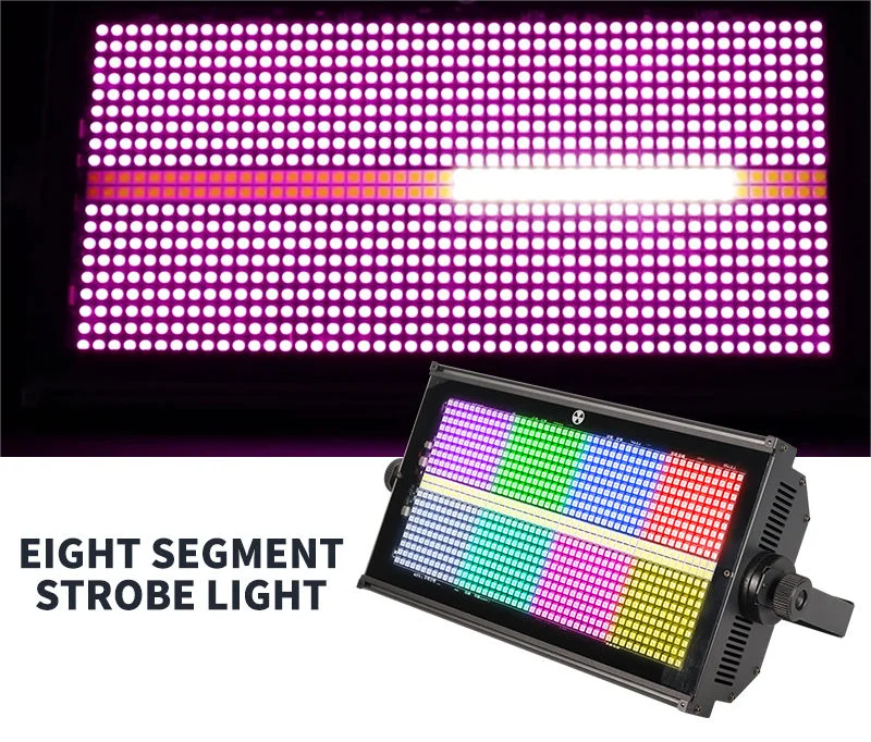 Лидер продаж стробоскопическая вспышка 864 шт. 5050 RGB 3 в 1 96 белые светодиодные сценические огни профессиональное оборудование для диджея