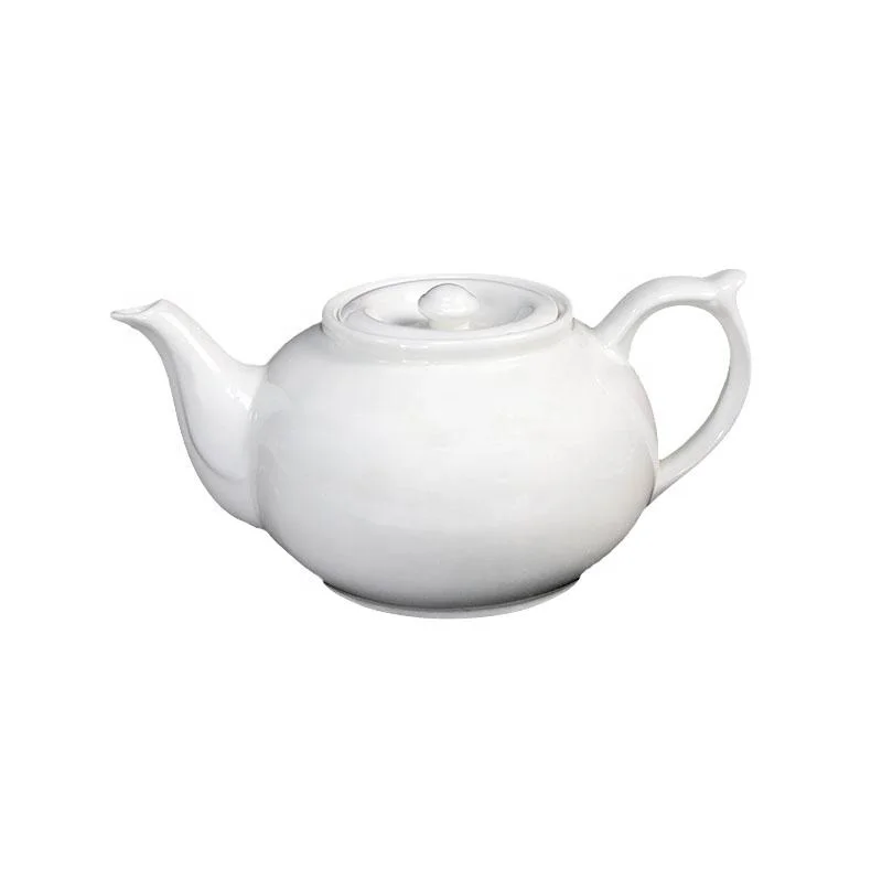 White Porcelain Teapot Chinese Style Teapot with Bee Style Spout Filter To Brew Loose Leaf Tea Ceramic Brewer Pot 700ml & 1100ml