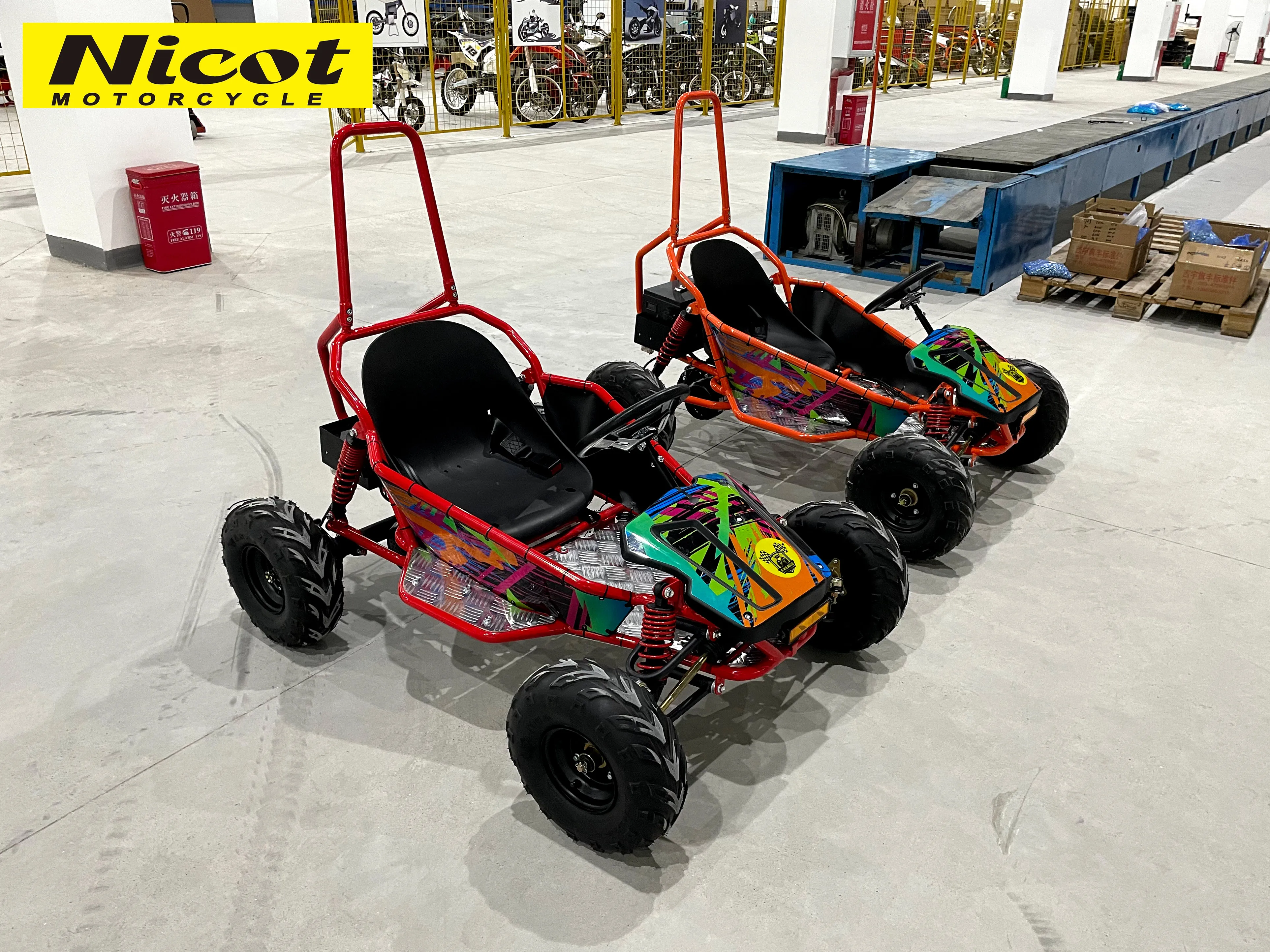 Nicot NX-1 Electric Go Karts 4-Wheel Drift Bike Mini Go Kart Off-road Electric Go Kart for Kids