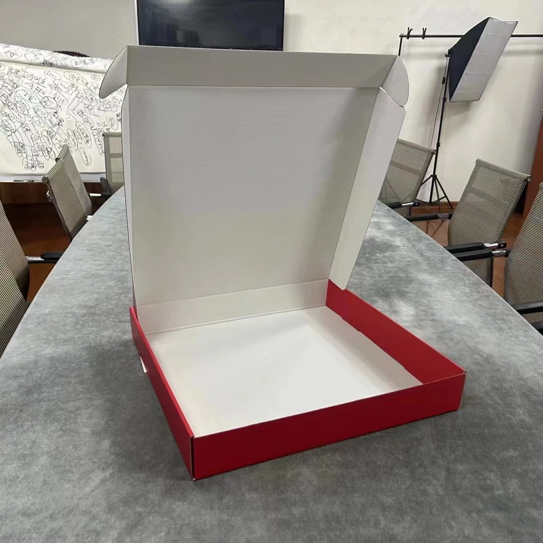 shinny paper Glossy Cardboard Cartons Shipping Mailer Box Mailing Corrugated Packaging toy slide boxes as requested sweet