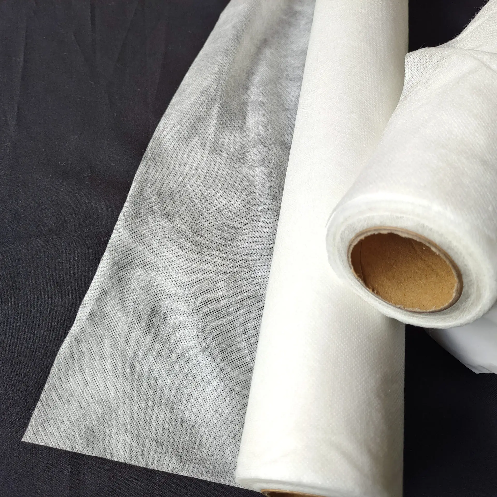 Custom cold and hot PVA water soluble non woven nonwoven fabric paper for embroidery backing stabilizer