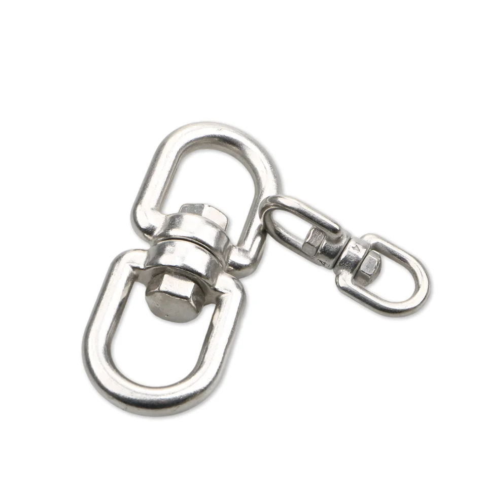 High quality Stainless Steel Swivel Eye Hook Ring Hanging Swivel Eye And Eye Link Swing Swivel