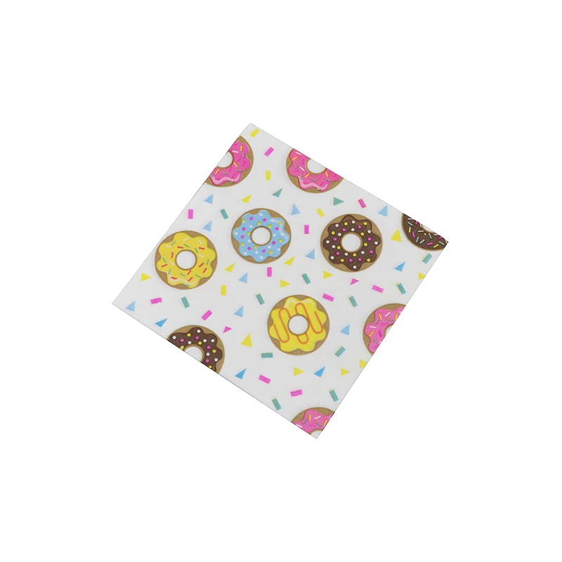 Wholesale recycled custom printed color cocktail dinner paper table napkins