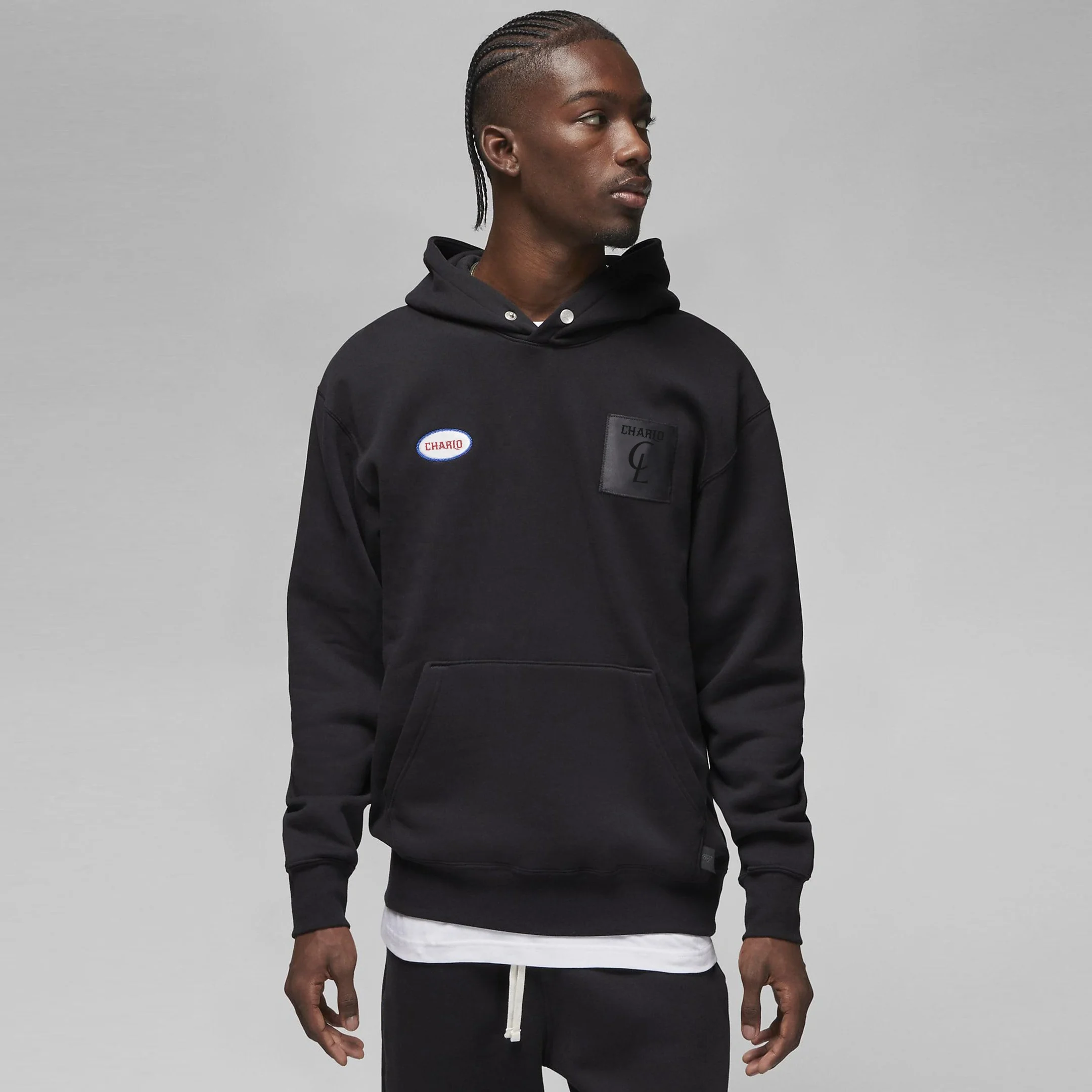 custom logo streetwear pullover black hoddies Luxury 100% Cotton 350 gsm Heavyweight premium Oversized puff print hoodie men