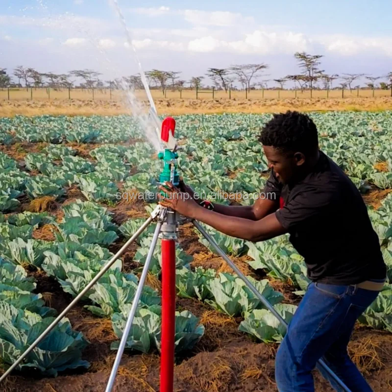Agriculture PY30 40 50 Long shoot radius 62-120m tripod irrigation system rain gun sprinkler