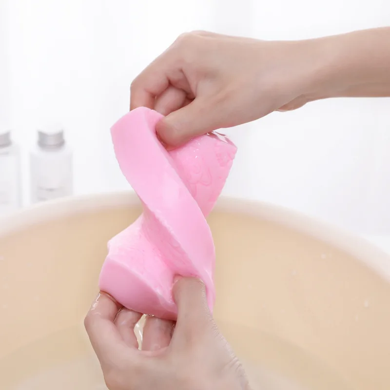 Оптовая продажа высокое качество eponge exfoliante детская губка для ванны отшелушивающая новорожденных купания PVA с мультяшным принтом губки