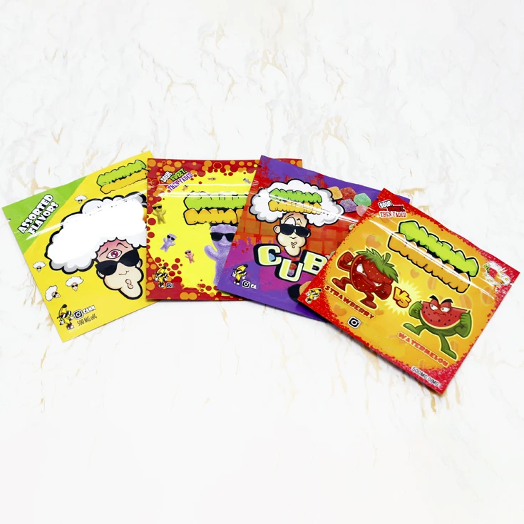 Candy Gummy Packaging Bag Smell Proof Custom Printed 3.5g Mylar Bags