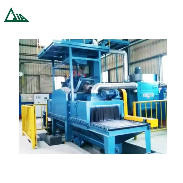 
QSC90 Pass through type wheel rims shot blasting machine/shot blaster 