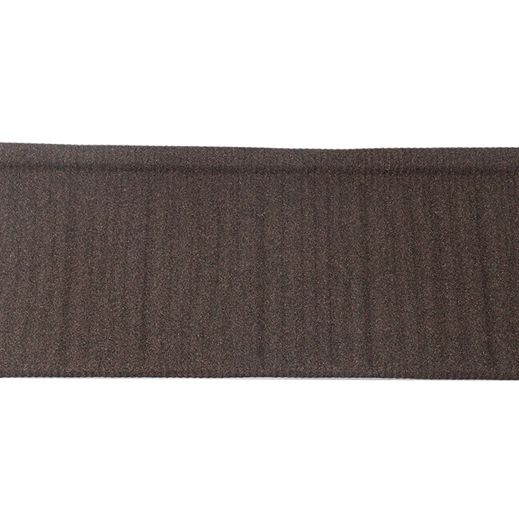  Manufacturer bond colorful metal roof ridge stone coated tile roofing material