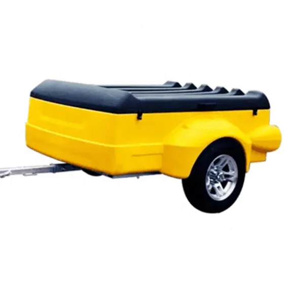 Plastic Carhopper in rotomoulding , rotational trailers with rotomolded
