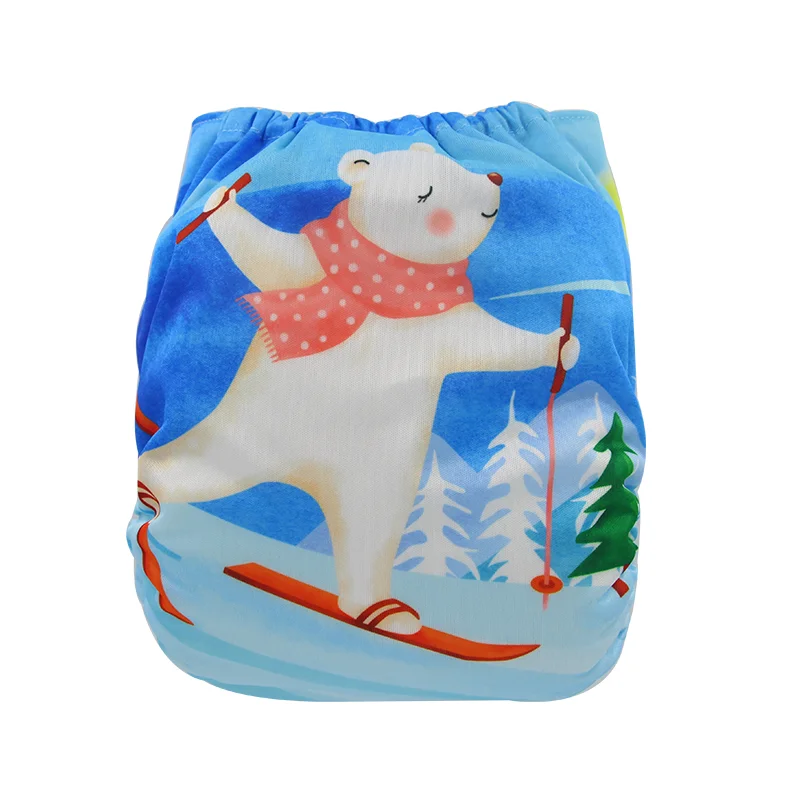 Ohbabyka Digital Position Baby Washable Diapers Reusable Nappy Baby Cloth Diapers Custom
