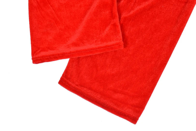  Pleuche Santa Claus Mascot Costume Christmas Suits