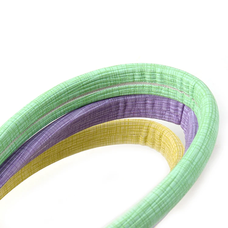 Wholesale New Style Candy Color Leather Shoe Upper Slipper Sandal Strap