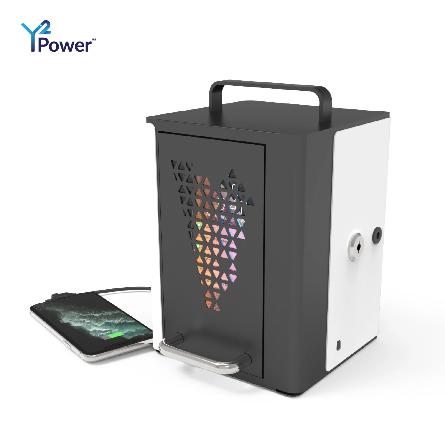 New Product 2020 Y2Power YOOPLUS Coin Operated Desktop Mobile Clean & Charge Station PB-CU01-Y2 Power Bank Charger 30000 mAh