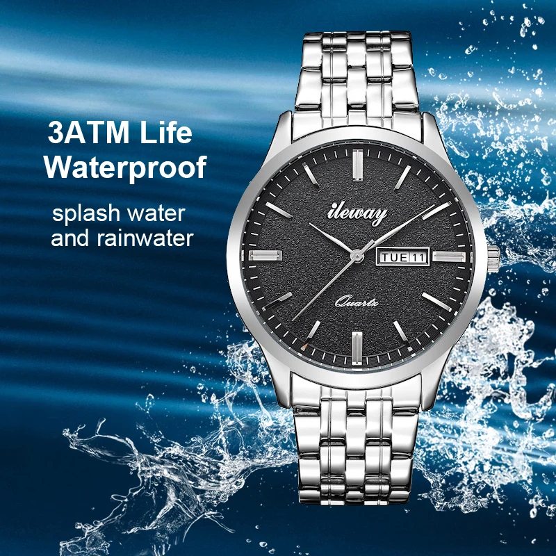 Top Brand Waterproof Stainless Steel Japan Movt Couple Watches Wholesale Quartz Men Lady Watch Factory
