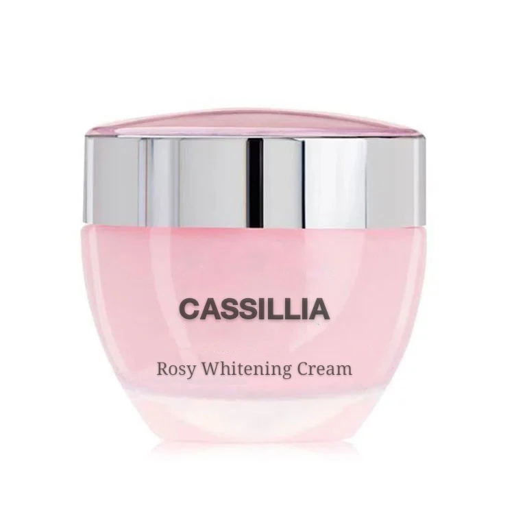 Cassillia fine lines nourishing moisturizer exfoliator lightening skin revitalizer hyaluronic acid rosy whitening tone cream