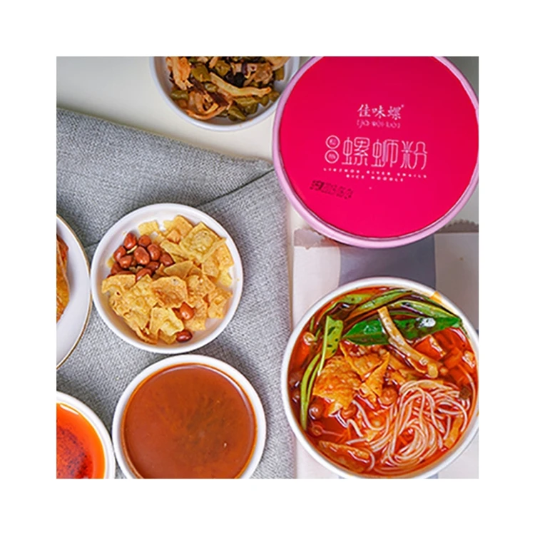 Factory High Quality Spicy Ramen Noodles Wholesale Luosifen Instant Food From River Snails Rice Noodle
