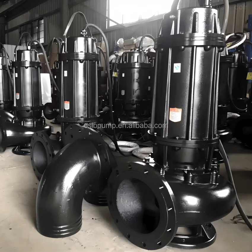 National standard sewage submersible electric pump. All copper motor with high head and high flow rate