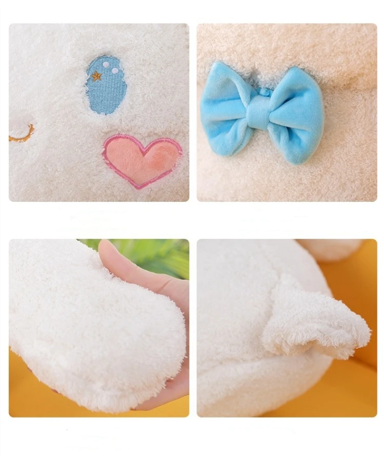 Cute Cinnamoroll Accessories Plush Doll Sanrio Series Cartoon Character Cinnamoroll Gaming Chair