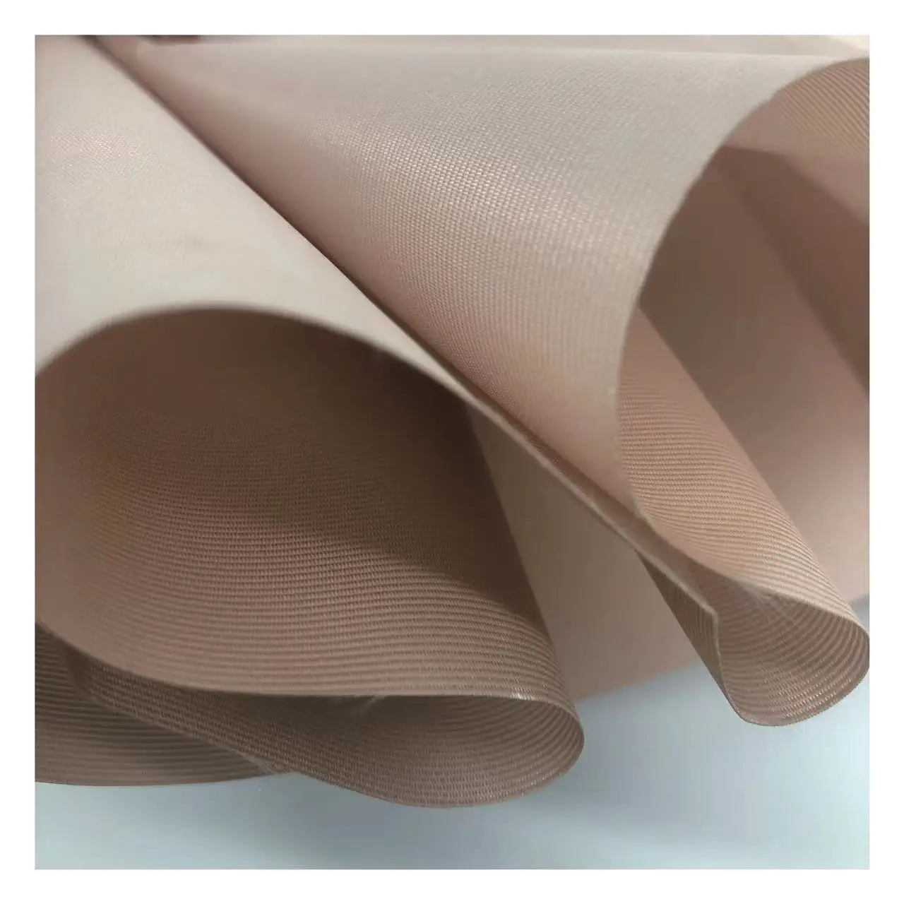 100% Polyester PU Coated Semi Elastic Thin Shantung Oxford Fabric For Purse Lining