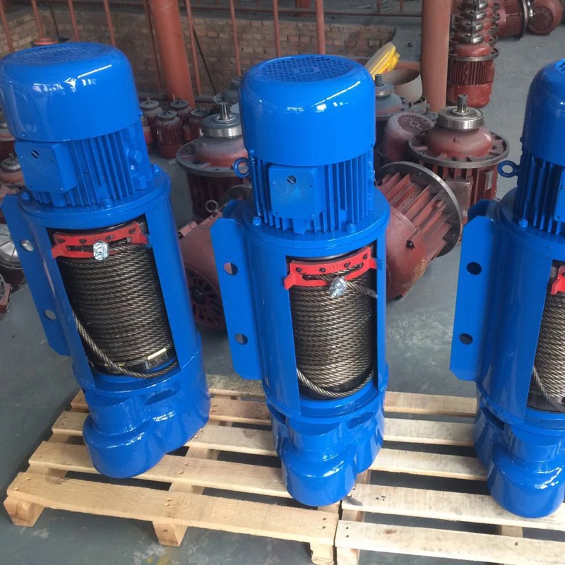 High Quality Electric Winch Wire Rope Hoist 1ton Electric Wire Rope Pulling Hoist