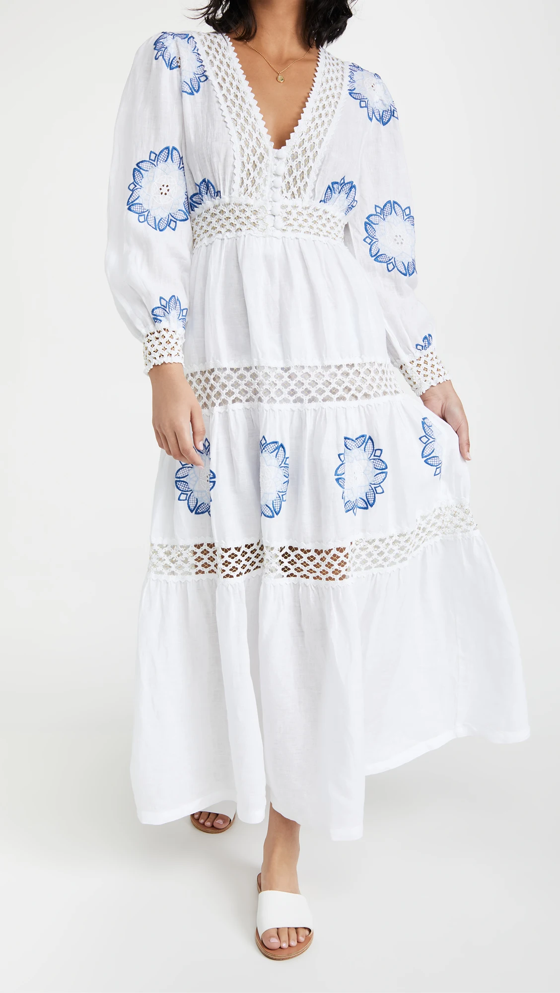 TFD6002A New Arrival Top Quality Customized 2021 Women Clothing Lady Elegant Long Sleeve Summer Maxi Casual Dress