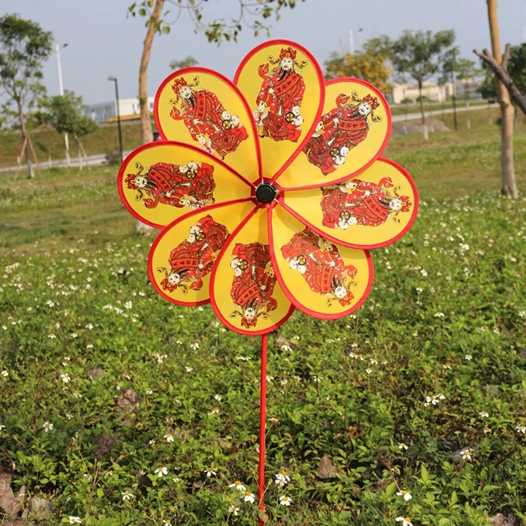 
Factory Price High Quality Flower Pinwheel Windmill Toys For Kids 